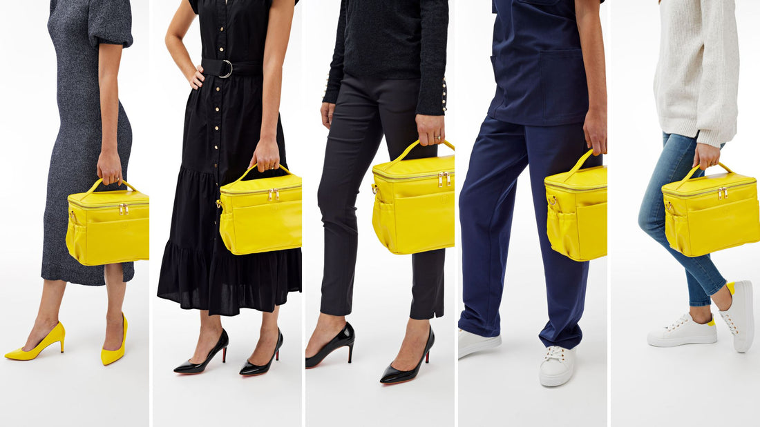 Outfit Ideas: Add a Pop of Sunshine to Your Wardrobe with the Yellow Ella Lunch Bag